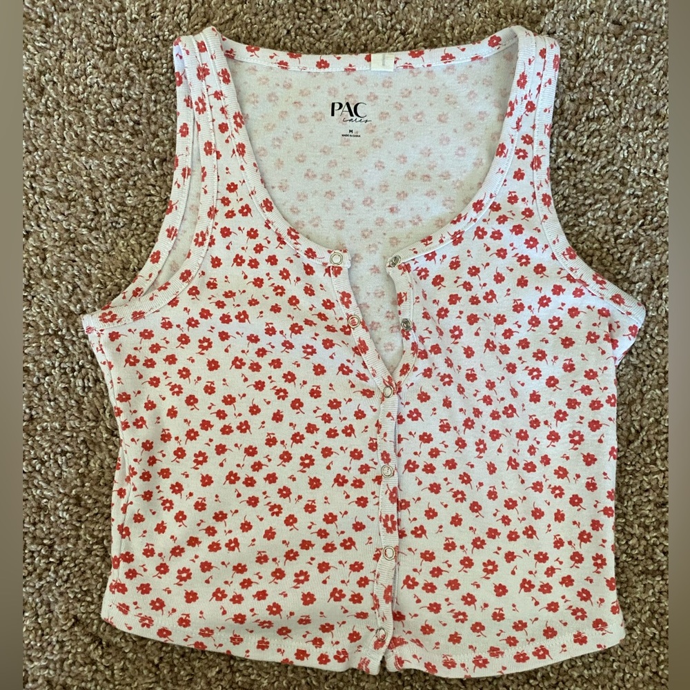 PacSun Floral Tank Top